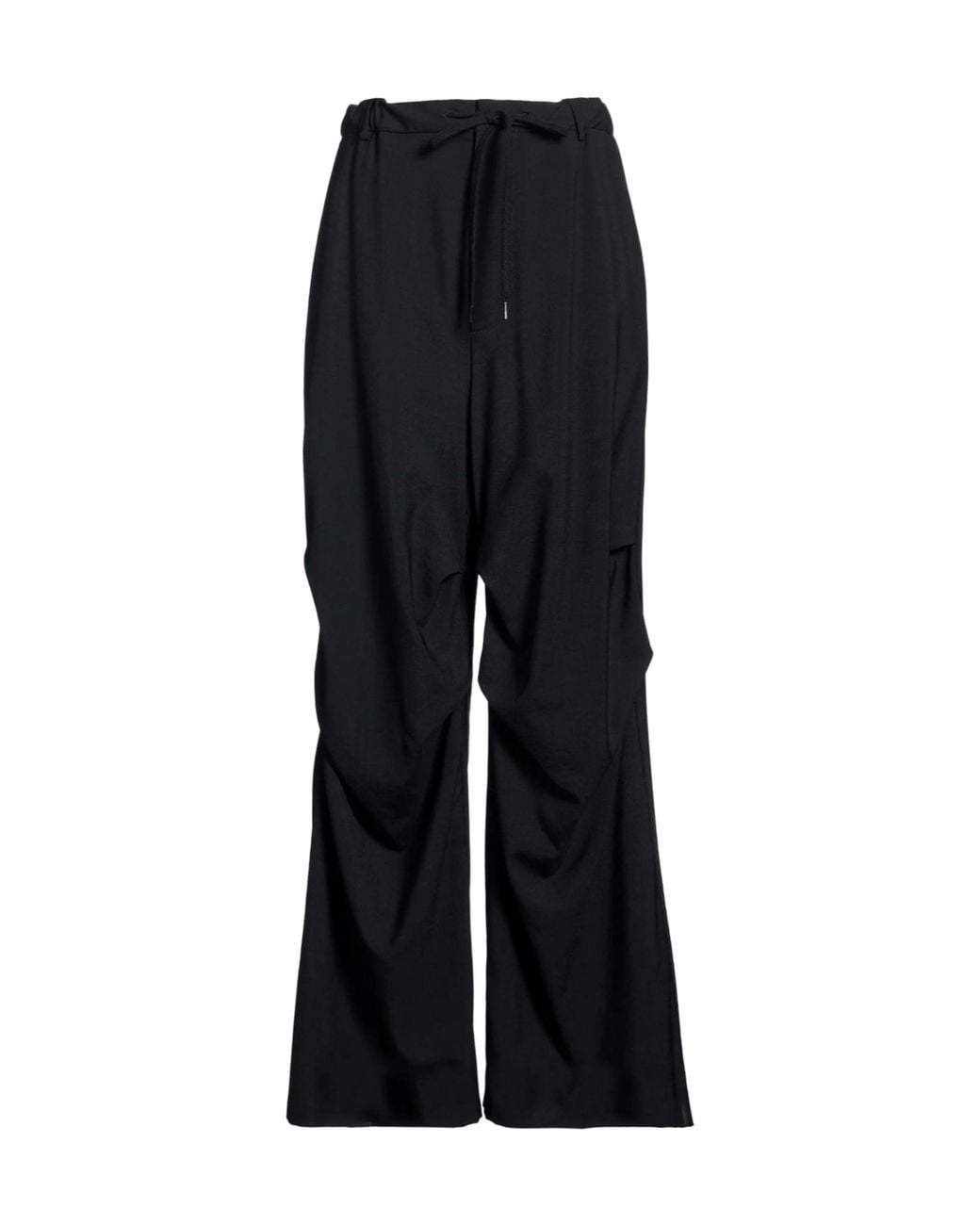 MM6 by Maison Margiela Black Minimalist Straightleg Dress Pants