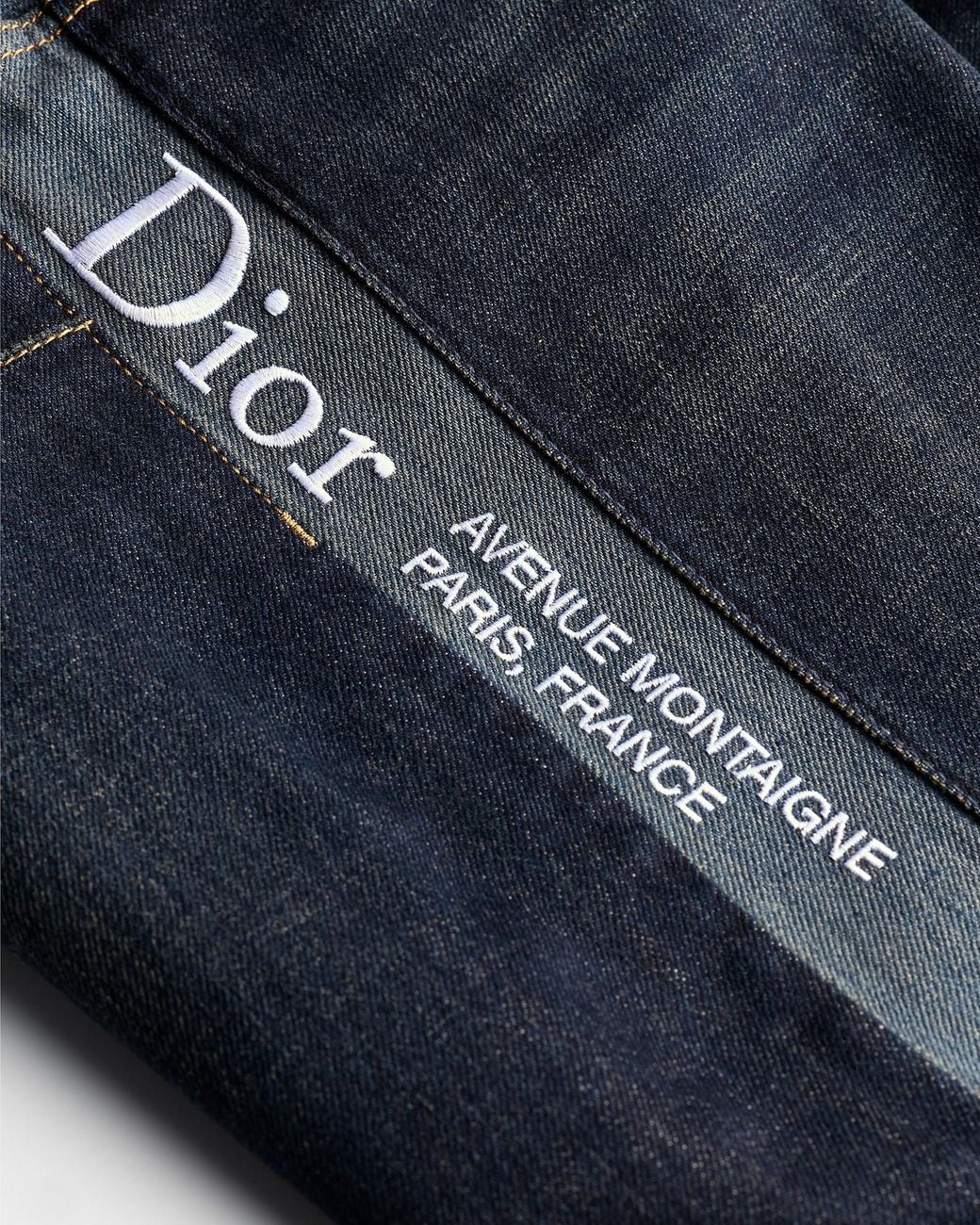 Dior Blue Alps Regular-Fit Jeans