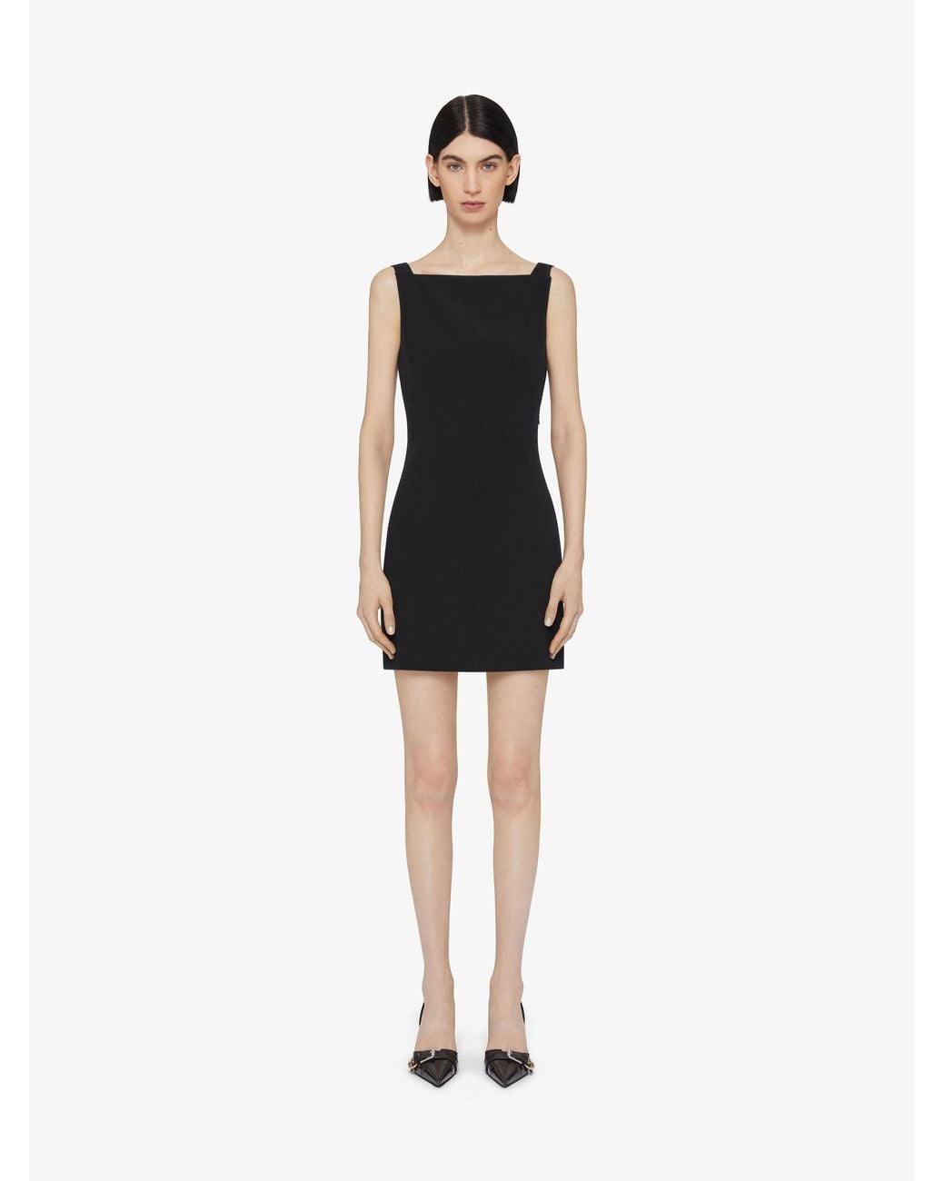 Givenchy Black Sleeveless Mini Dress