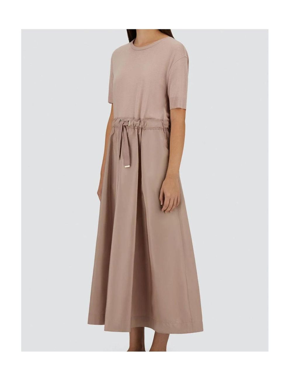 Herno Pink Short Sleeve Dress