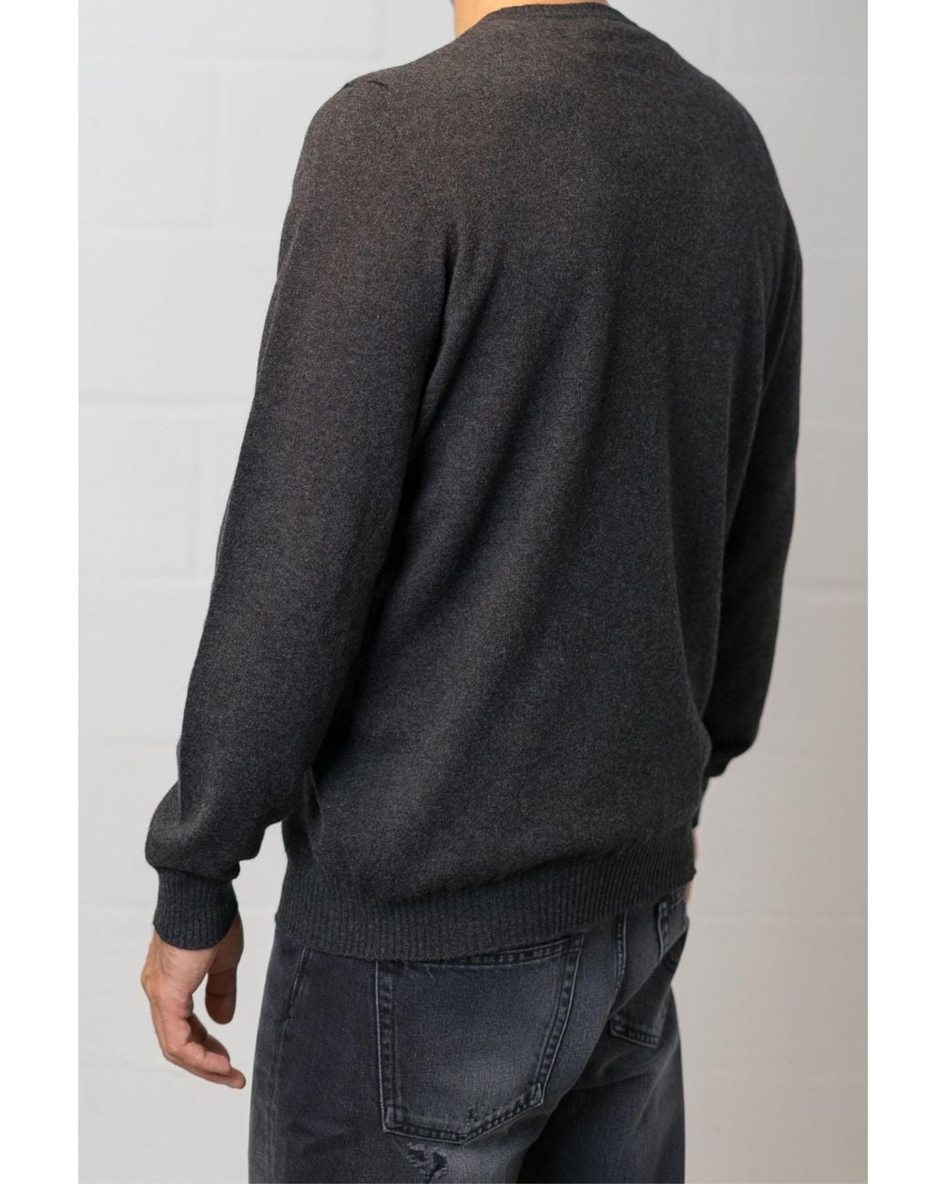 Avant Toi Black Long-Sleeved Sweater for men