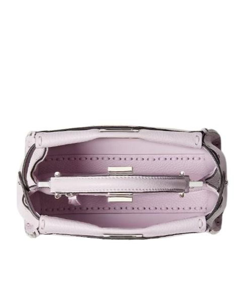 Fendi Pink Peekaboo Mini Top Handle Bag