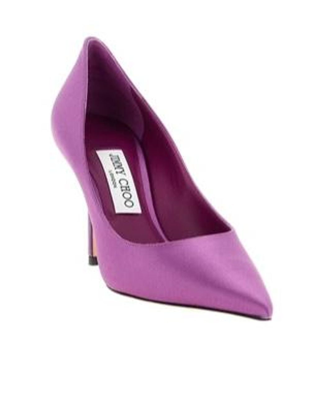 Jimmy Choo Purple Love 85 Pointed-Toe Slip-On Pumps