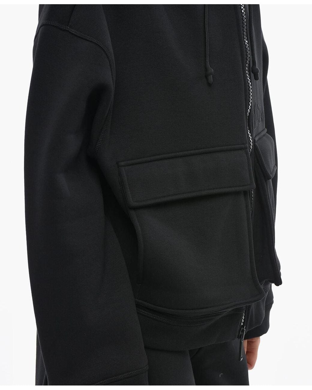 DSquared² Black Icon New Generation Balloon Cargo Hoodie