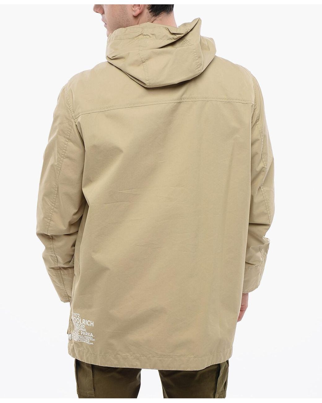 Woolrich Natural Summer Utility Parka for men