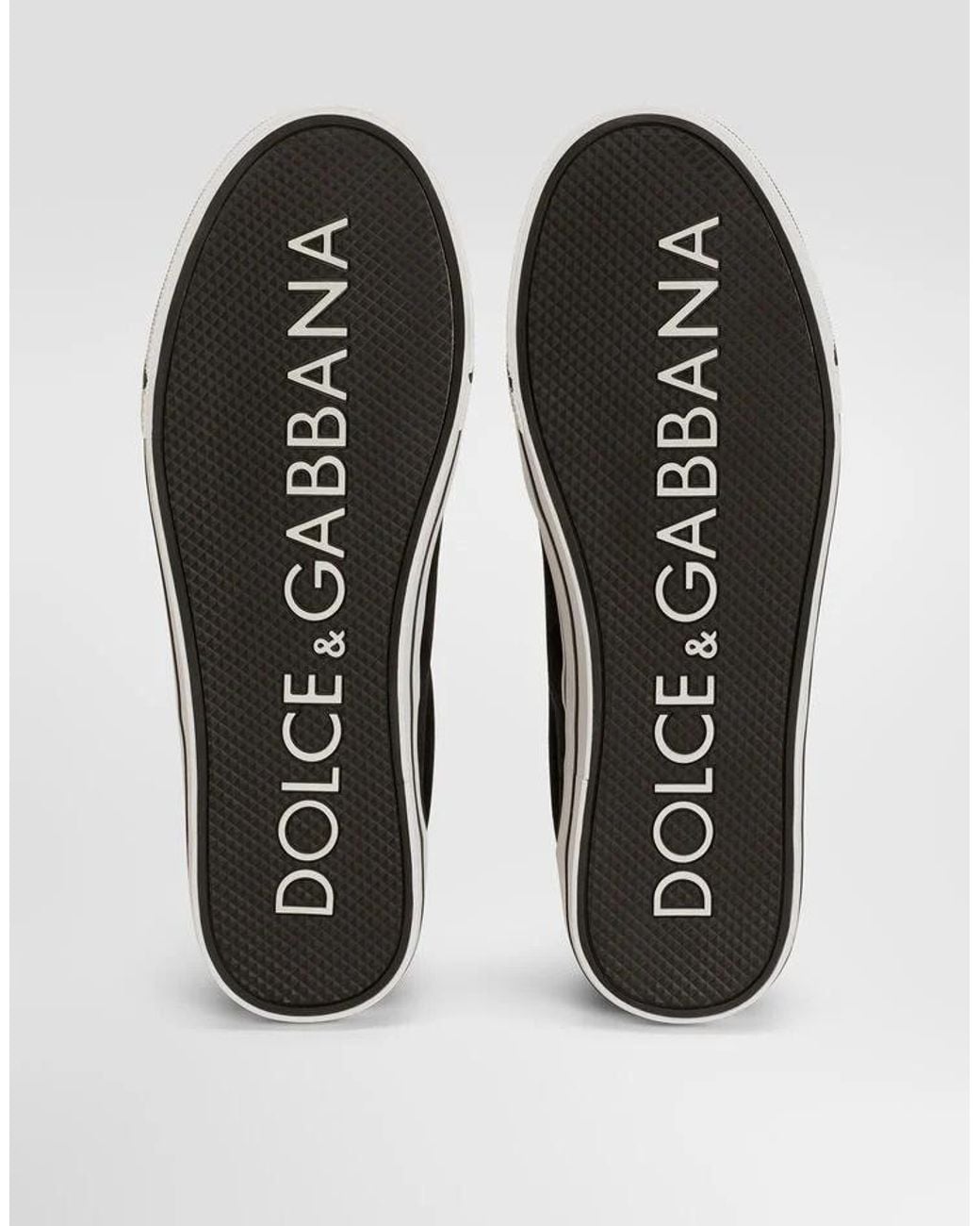 Dolce & Gabbana Black Suede Sailing Sneakers for men