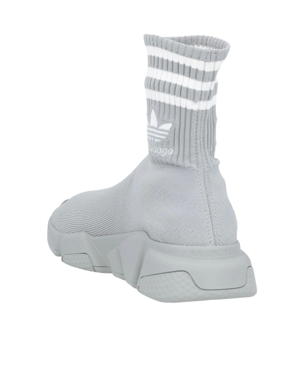 Balenciaga Gray Minimalist Sock Sneakers