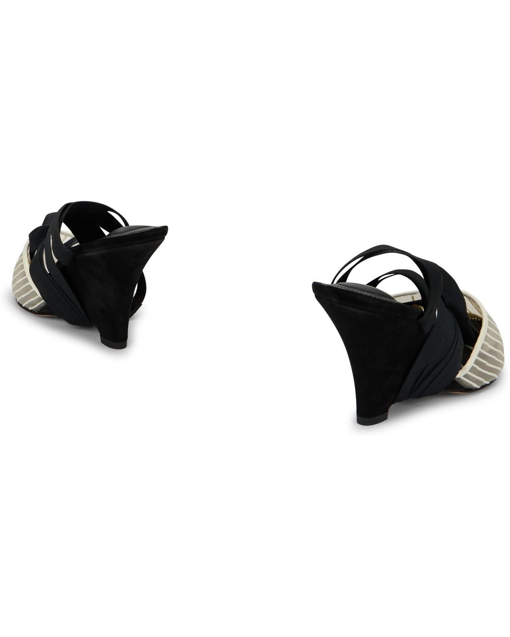 Jacquemus Black Striped Heeled