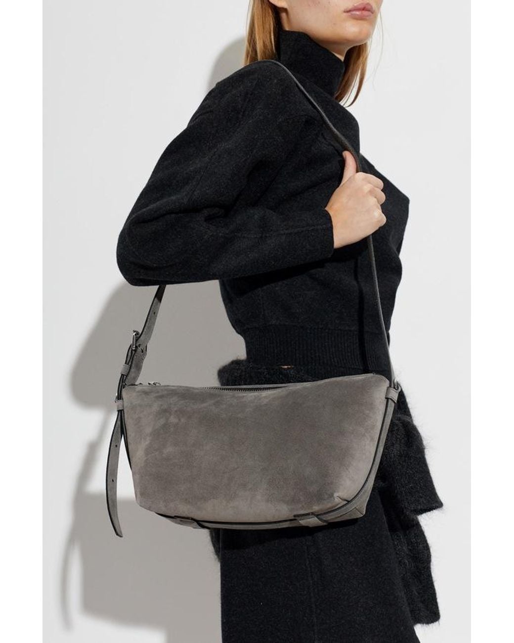 Moschino Black Logo Shoulder Bag