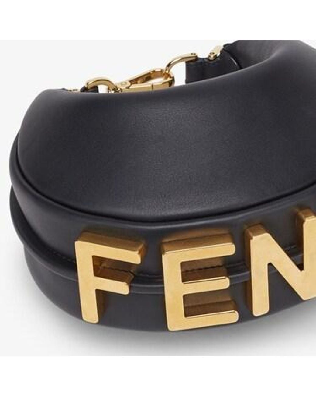 Fendi Gray Graphy Mini Tote Bag