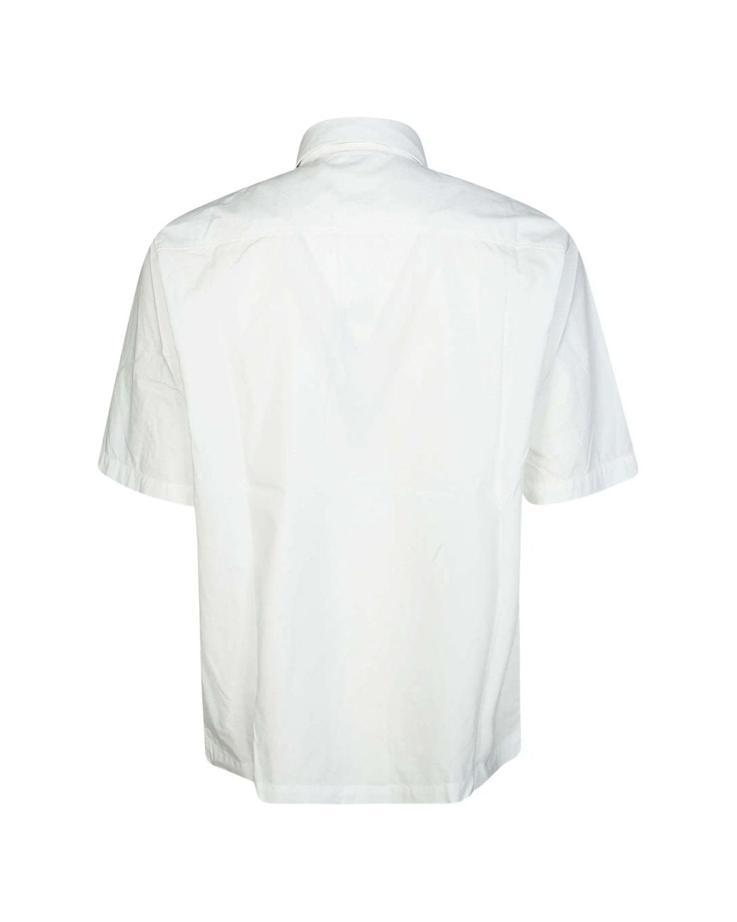 C P Company White Short-Sleeved Shirt for men