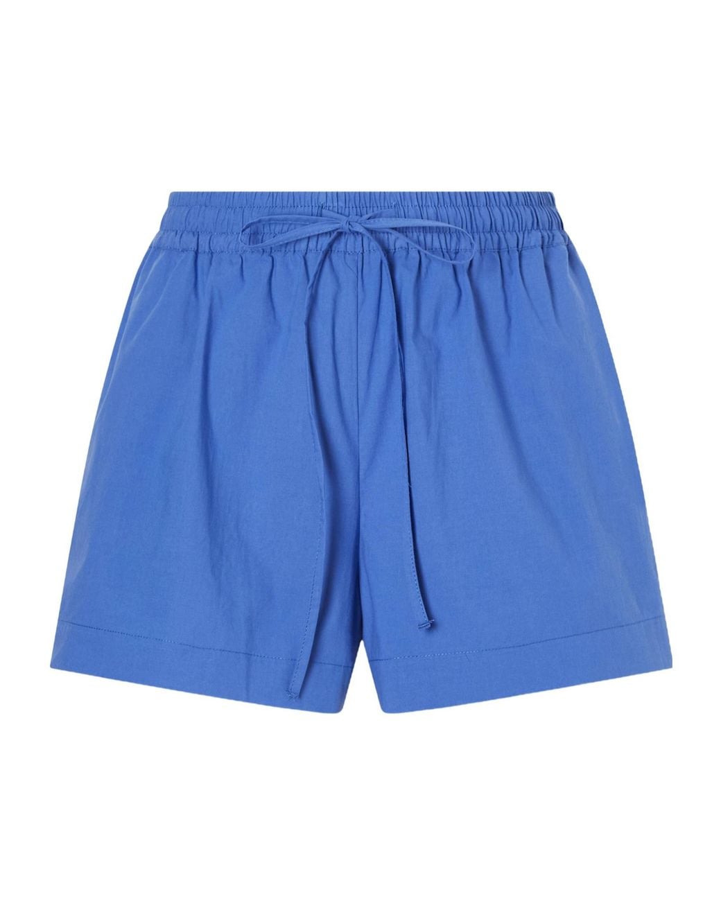 Matteau Blue Cotton Shorts