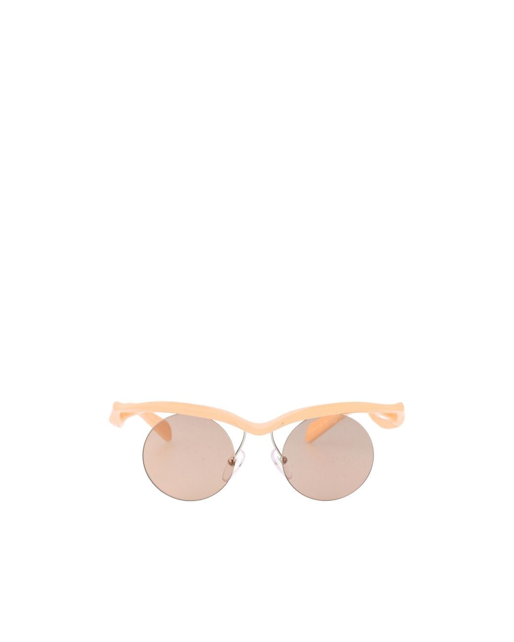 Prada Pink Eyewear Round Frame Sunglasses for men