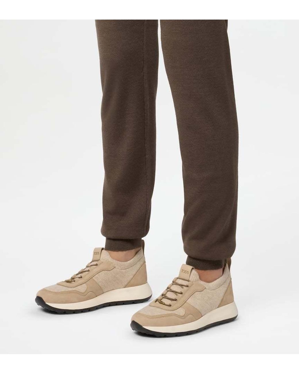 Tod's Natural Dot Socks Sneakers