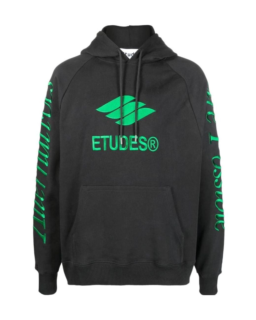 Etudes Studio Green Études Studio Racing Eco Drawstring Hoodie for men