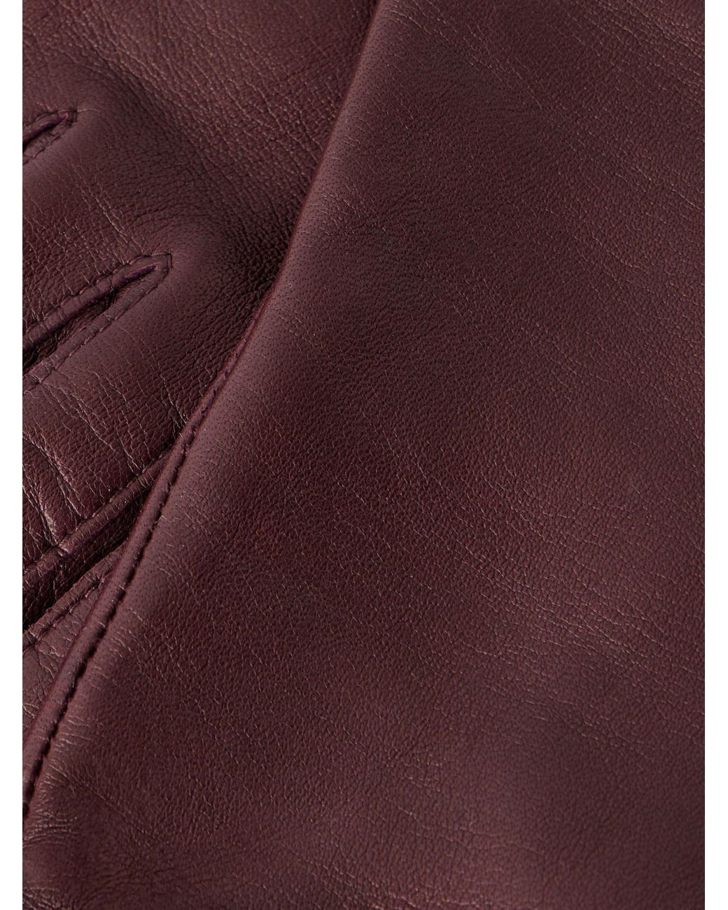 Zimmermann Purple Leather Gloves
