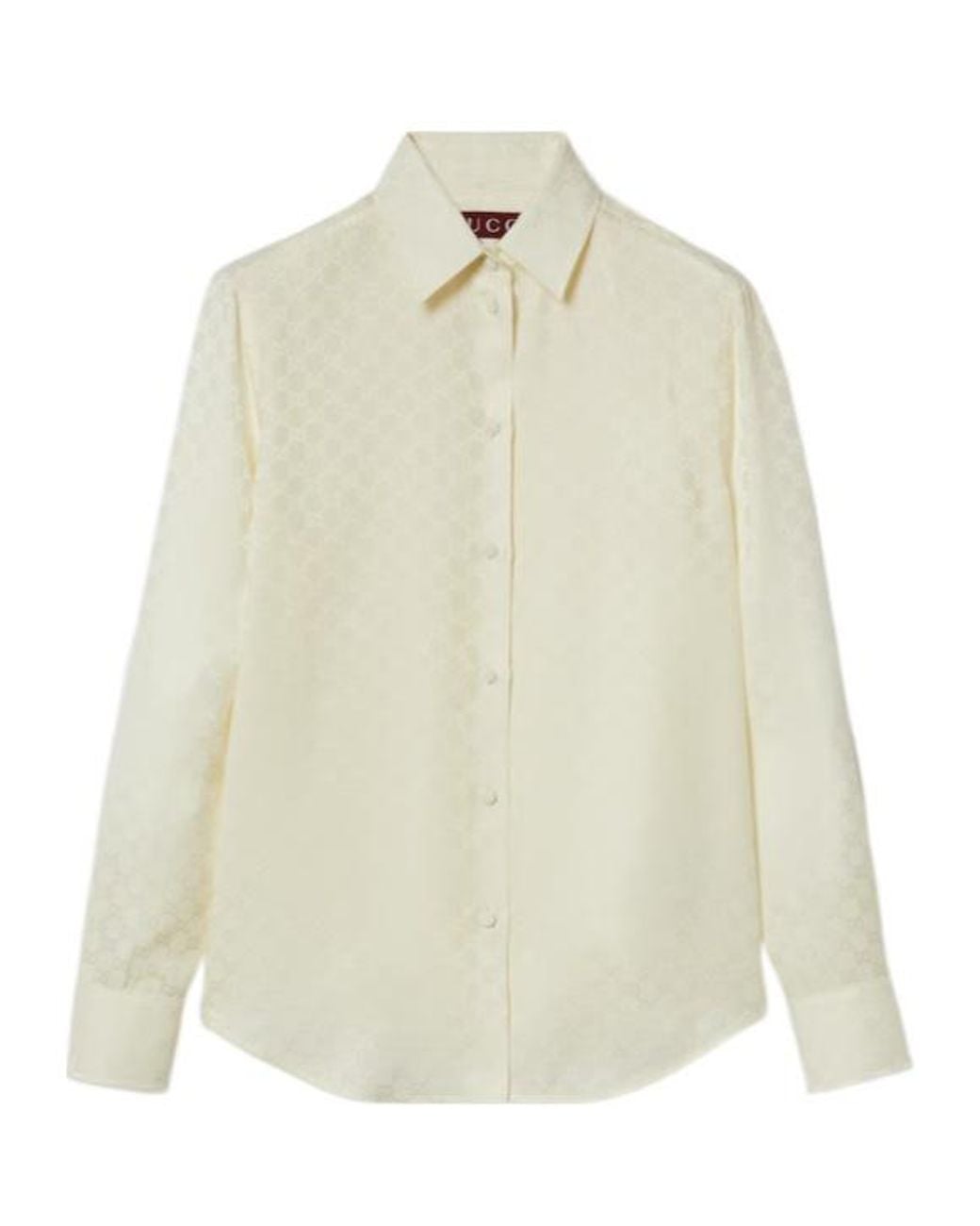 Gucci Natural Gg Crêpe Shirt