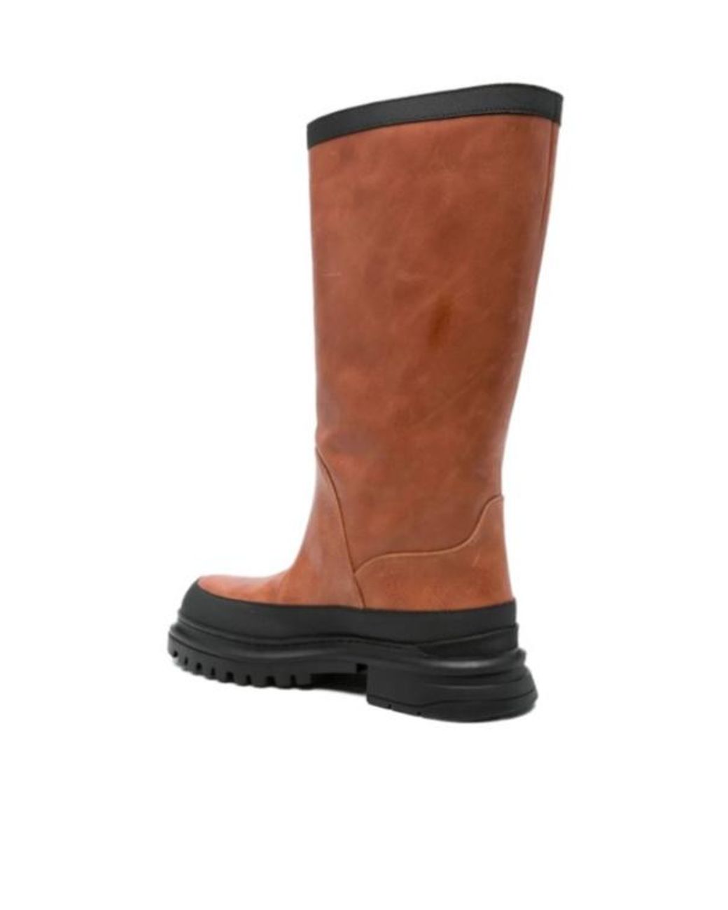 Missoni Brown Leather Platform Boots