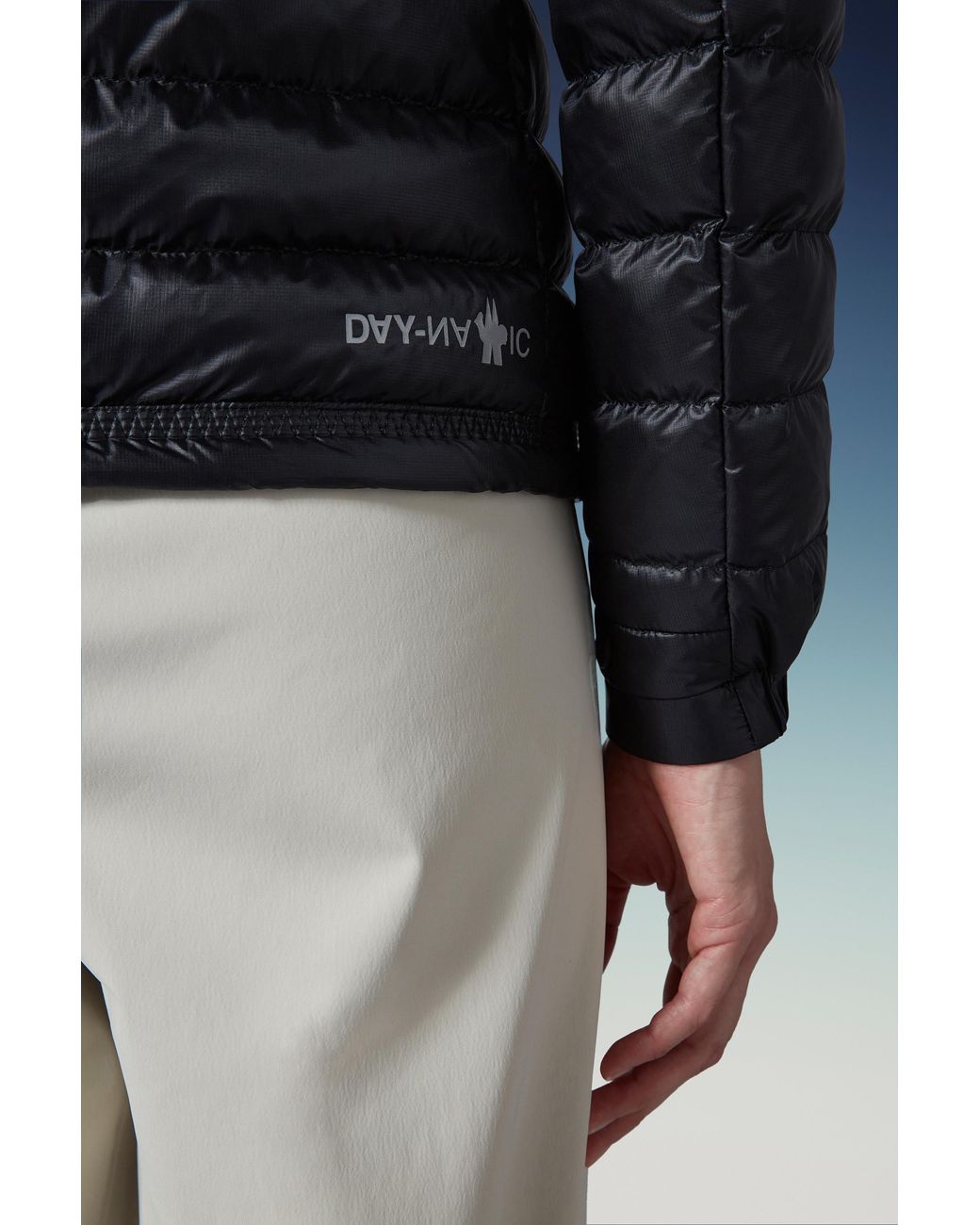 Moncler Black Grenoble Walibi Padded Zipped Jacket