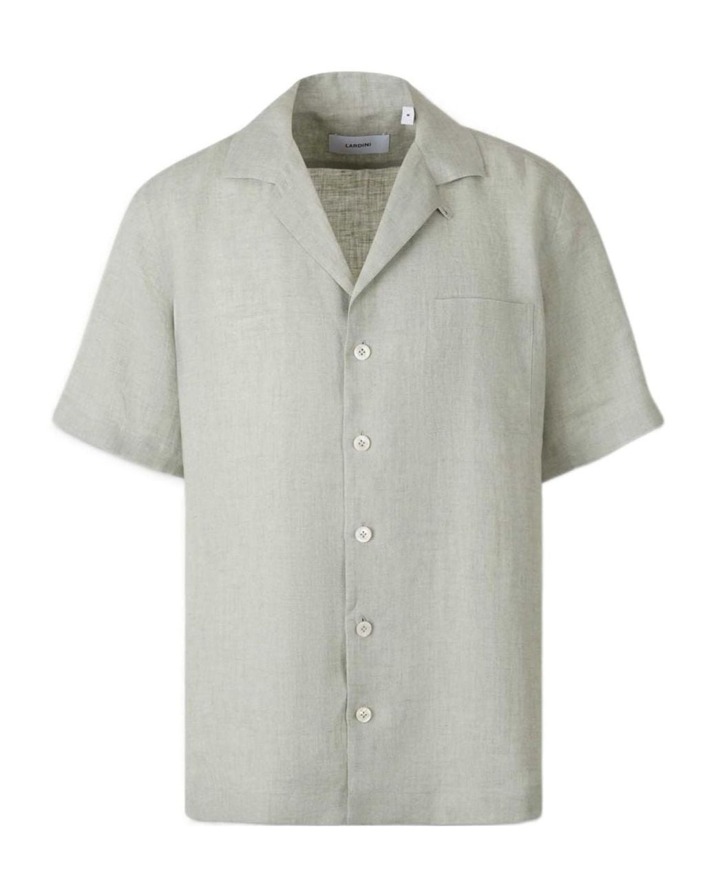 Lardini Gray Short-Sleeved Shirt for men