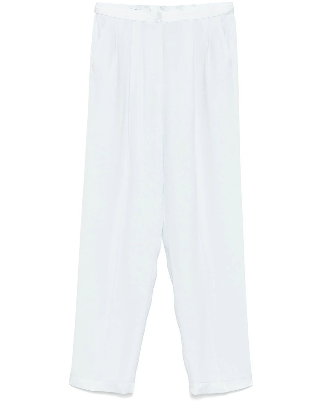 Forte_forte White Baggy Trousers