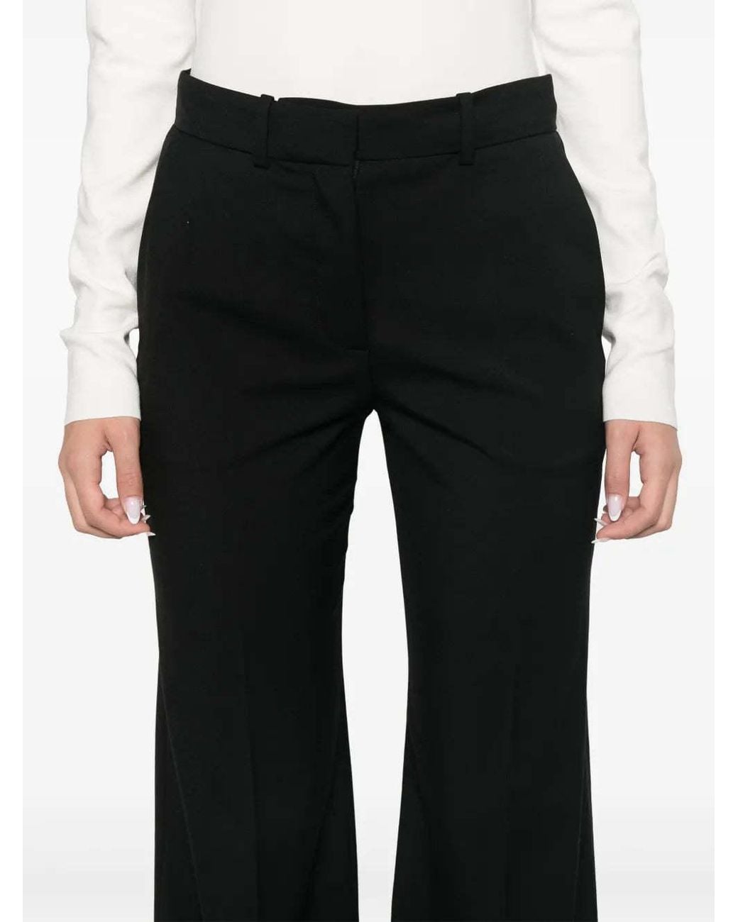 Joseph Black Pleated Casual Trousers