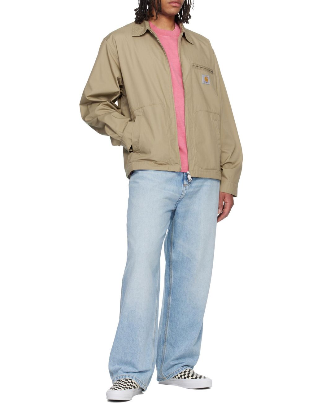 Carhartt Natural Postal Zip-Front Jacket for men