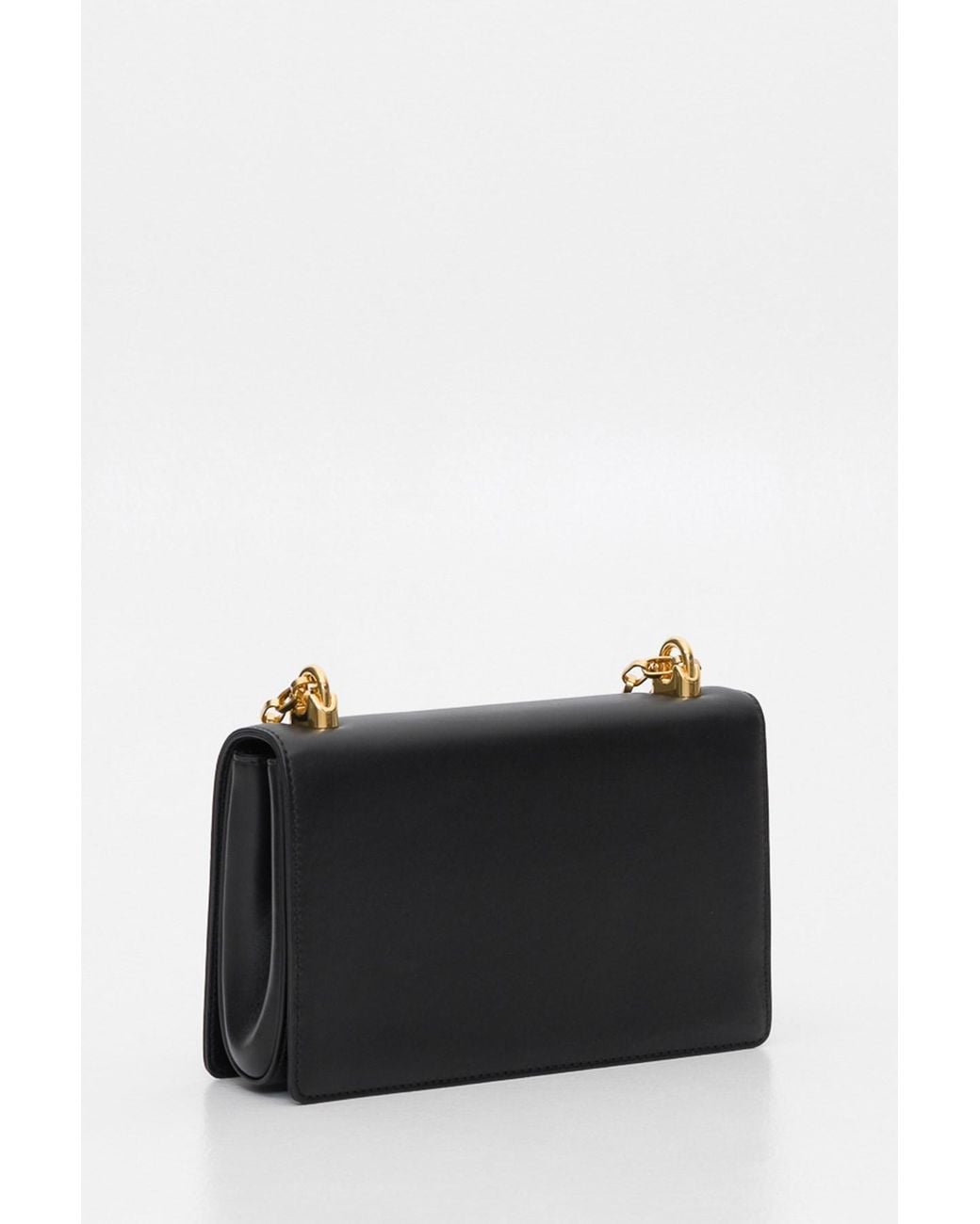 Dolce & Gabbana Black Dg Chain Crossbody Bag