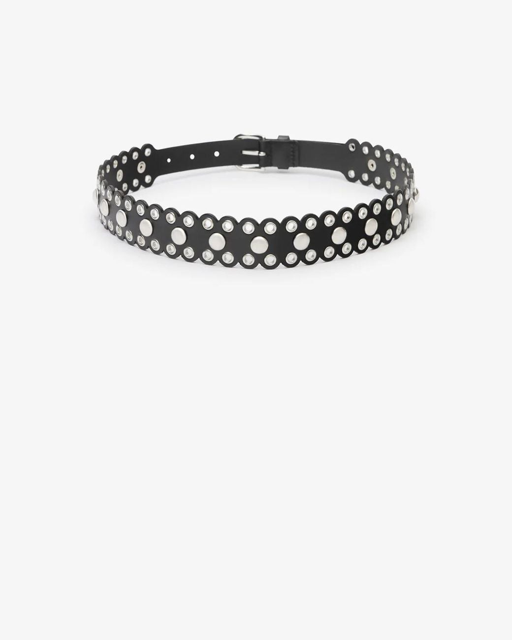 Isabel Marant White Studded Belt