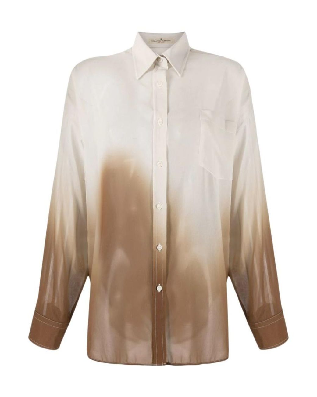 Ermanno Scervino White Long-Sleeved Shirt