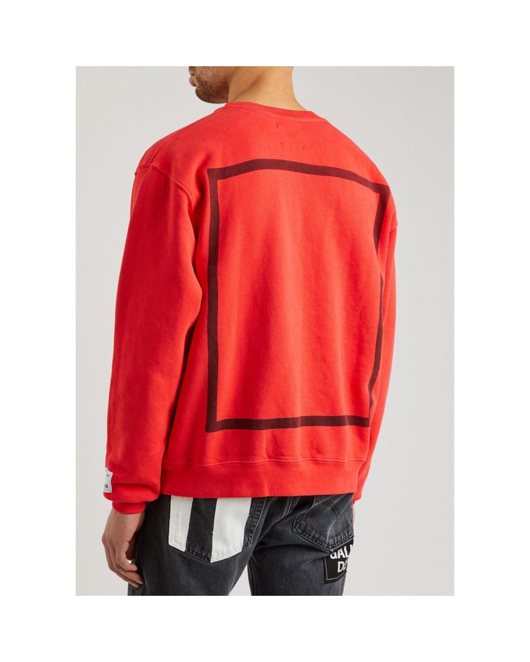 GALLERY DEPT. Red Loose Cotton Sweatshirt for men