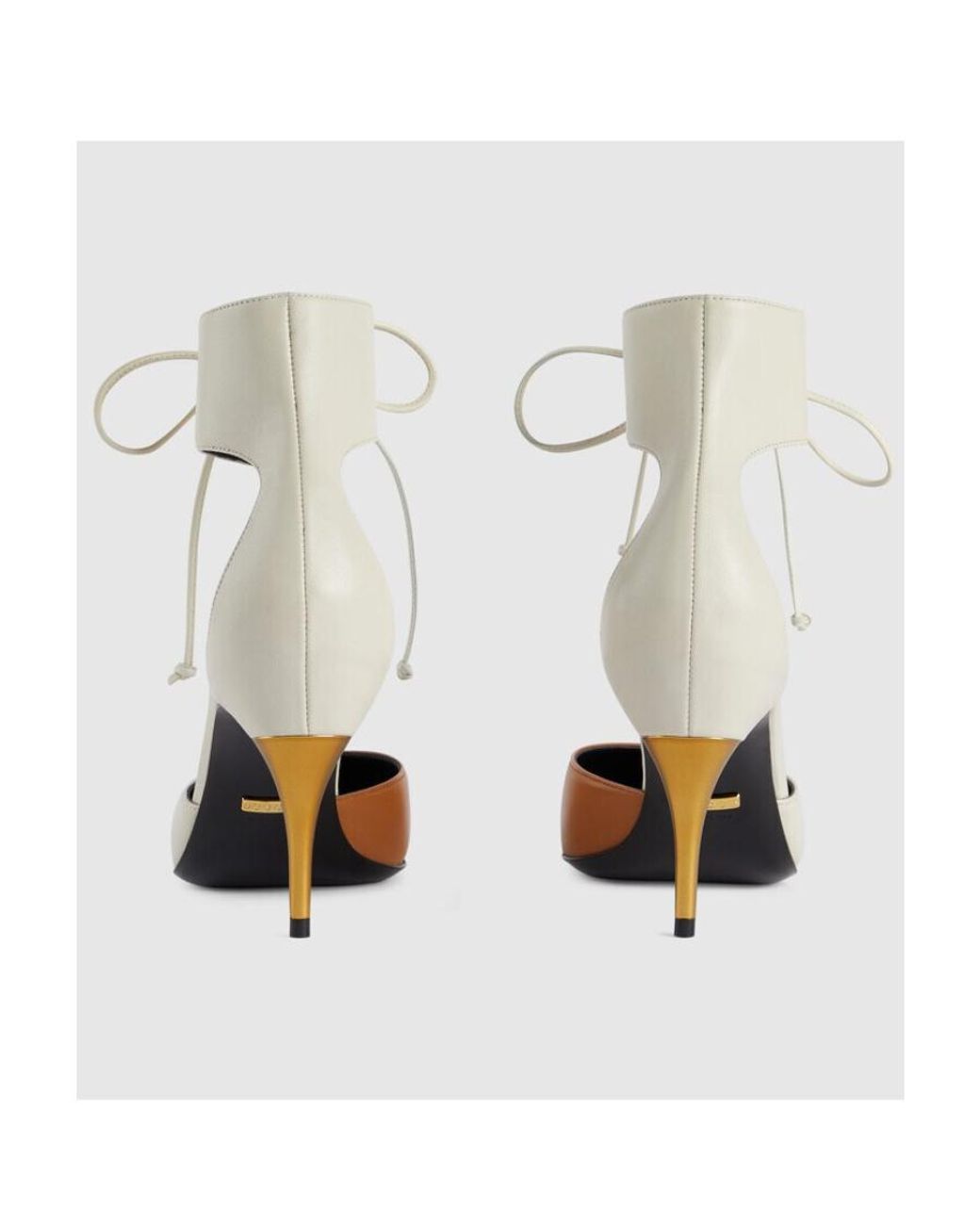 Gucci White Pumps