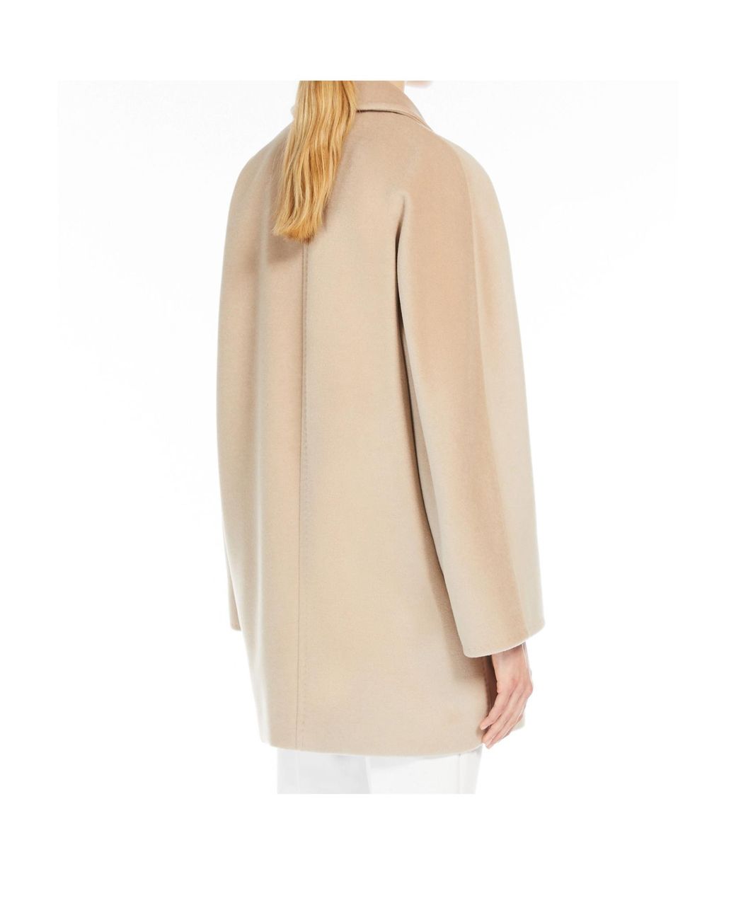 Max Mara Natural Rebus Double-Breasted Coat