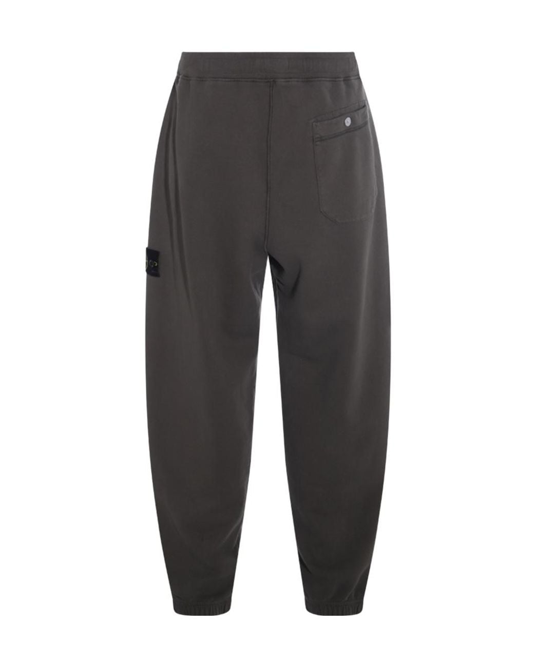 Stone Island Gray Loose-Fit Sweatpants for men