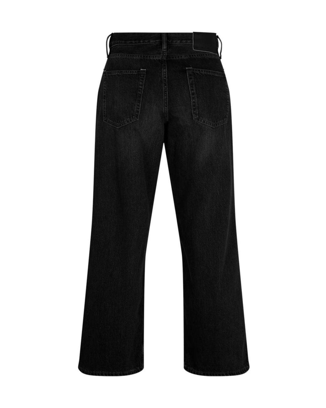 Acne Black Four-Pocket Denim Trousers for men