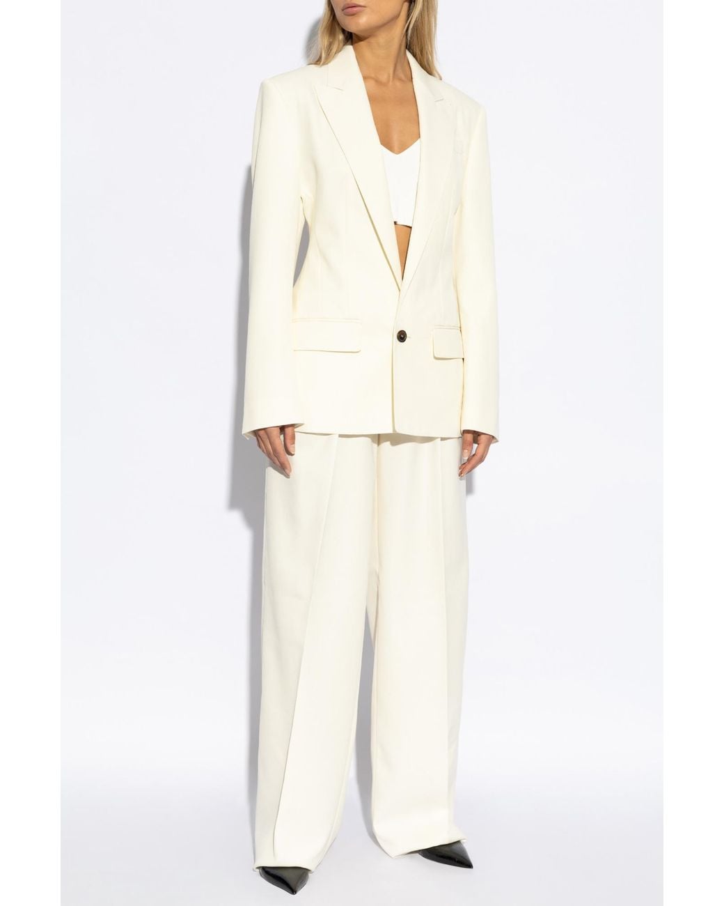 DSquared² White Two-Piece Single-Breasted Suit