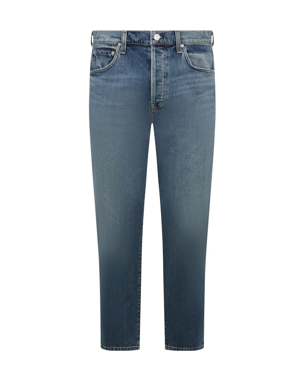 Citizens of Humanity Blue Straight-Leg Washed Jeans for men