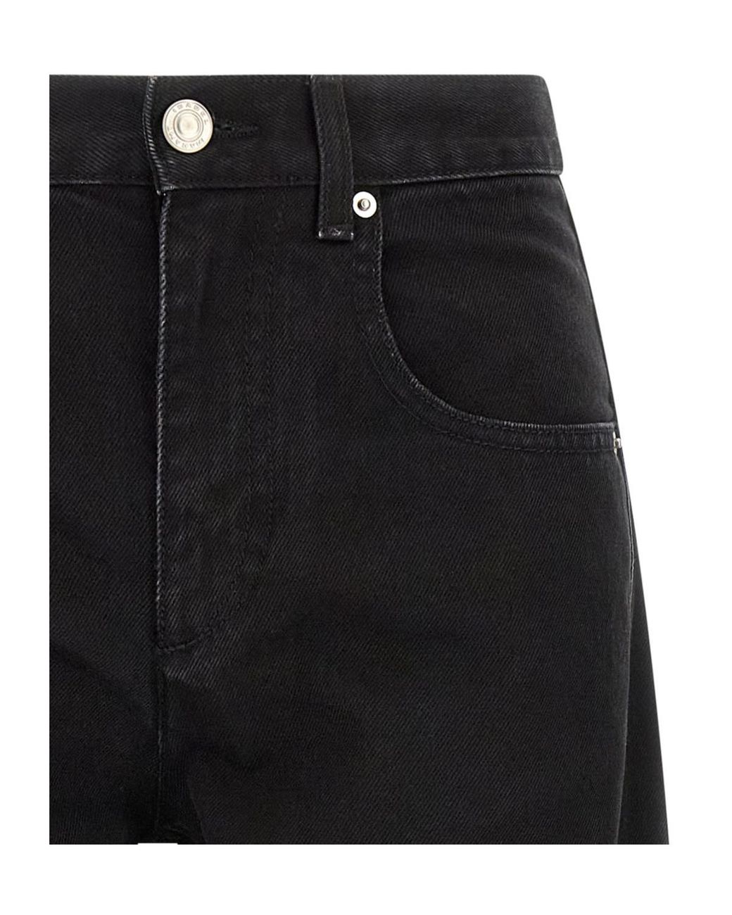 Isabel Marant Black Étoile Oriane Barrel Jeans