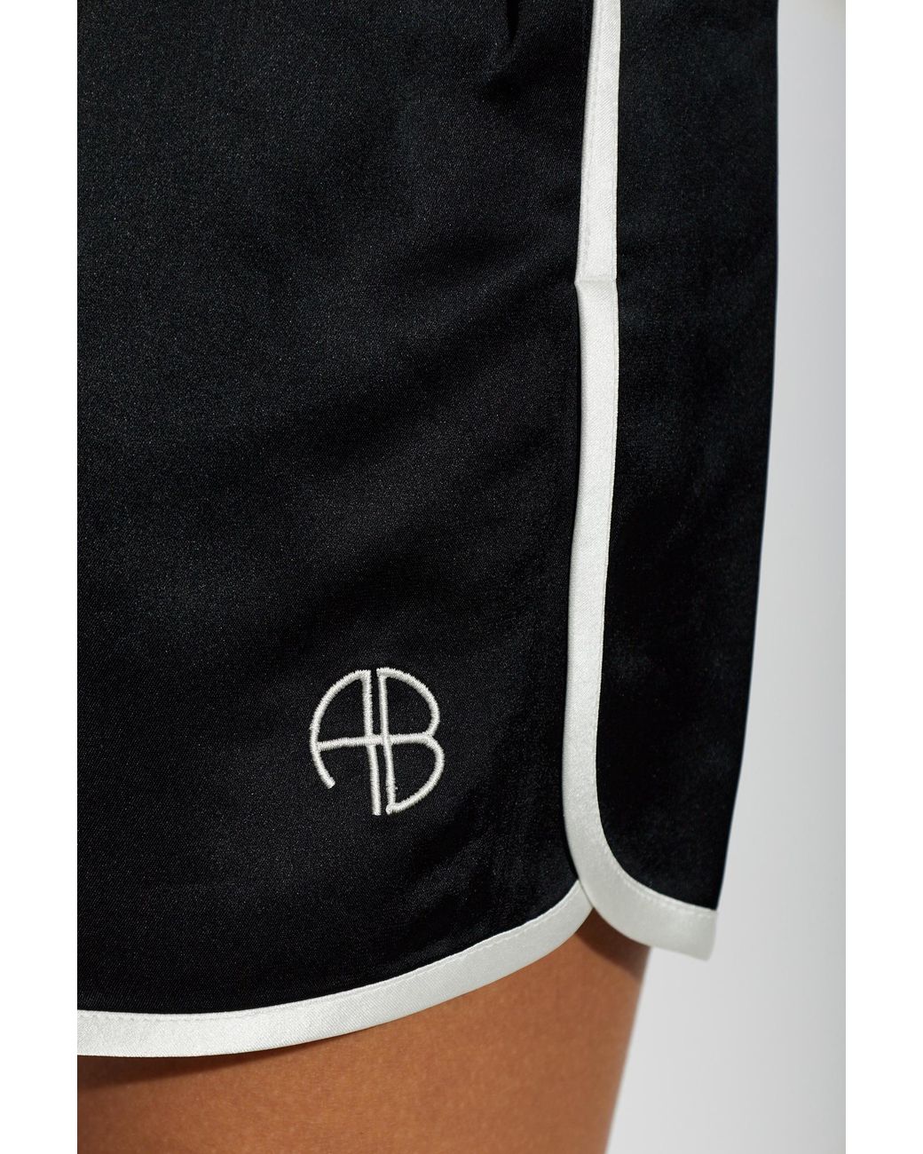 Anine Bing Black Athletic Shorts