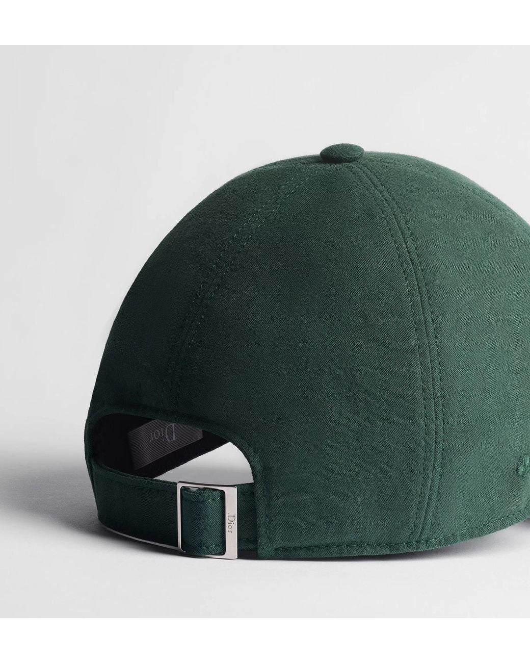 Dior Green Homme Logo Embroidered Baseball Cap for men
