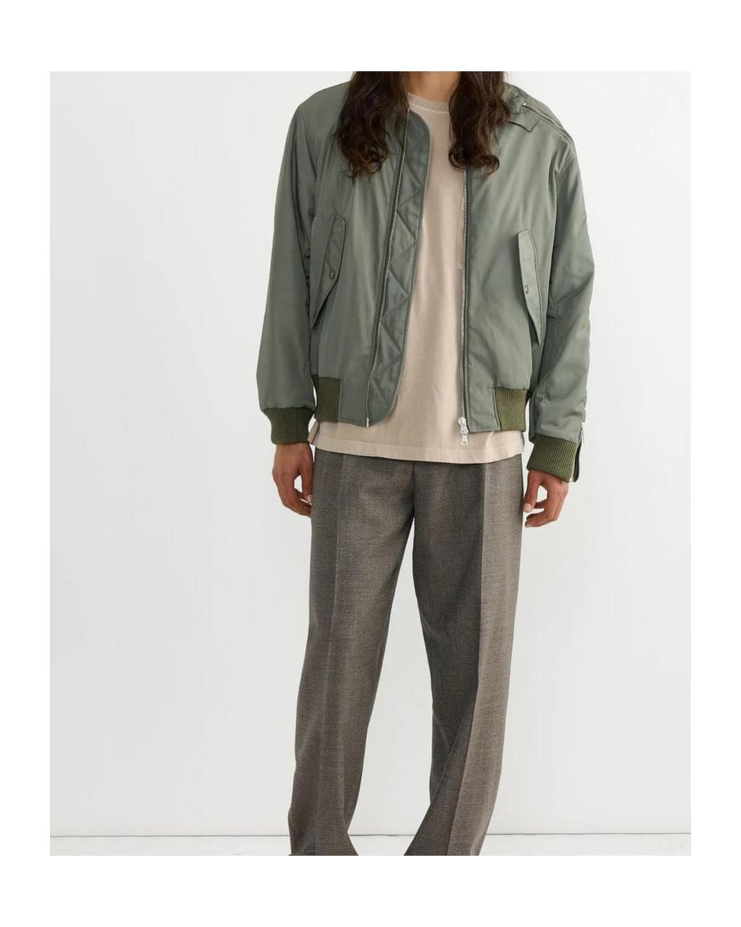 Dries Van Noten Green Long Sleeve Casual Jacket for men
