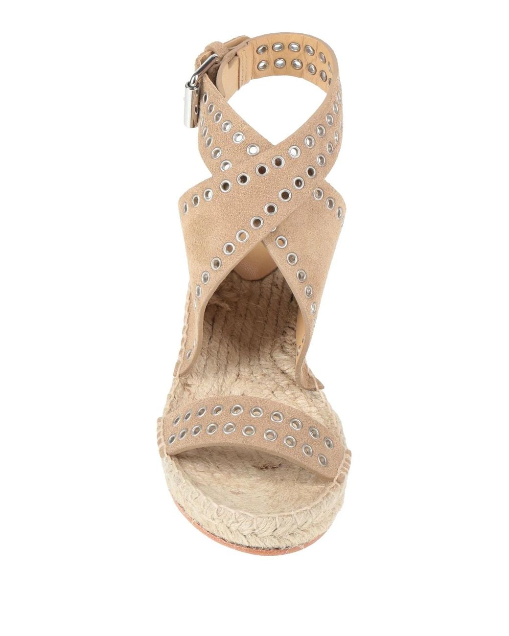 Isabel Marant Metallic Suede Wedge Sandals