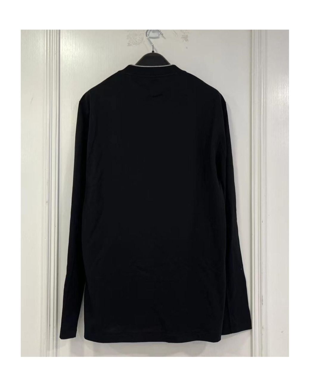 Brunello Cucinelli Black Long-Sleeve Crew-Neck T-Shirt for men