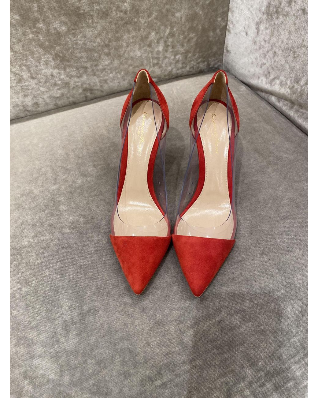 Gianvito Rossi Pink Pointed High Heels