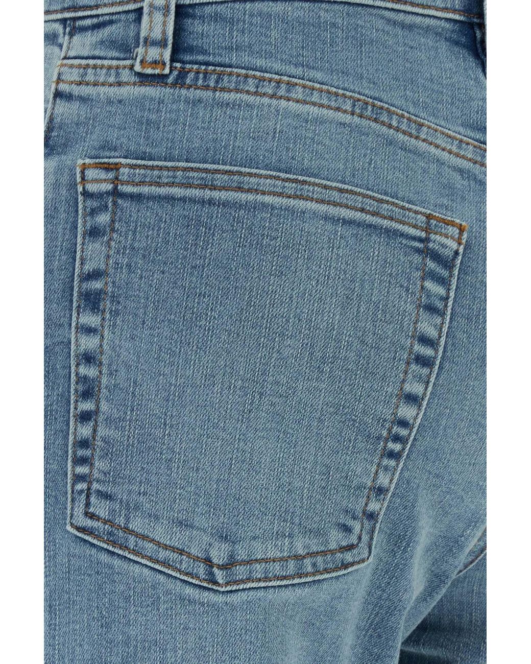 FRAME Blue The Mellow Straight Leg Jeans