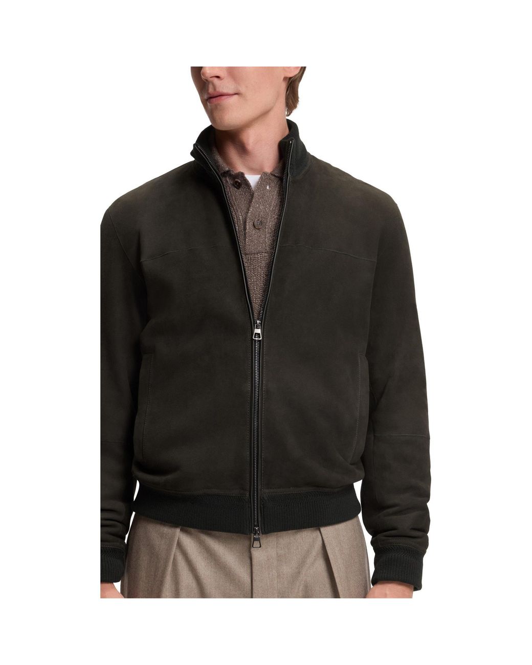 Boss Black X Beckham Shearling Jacket for men