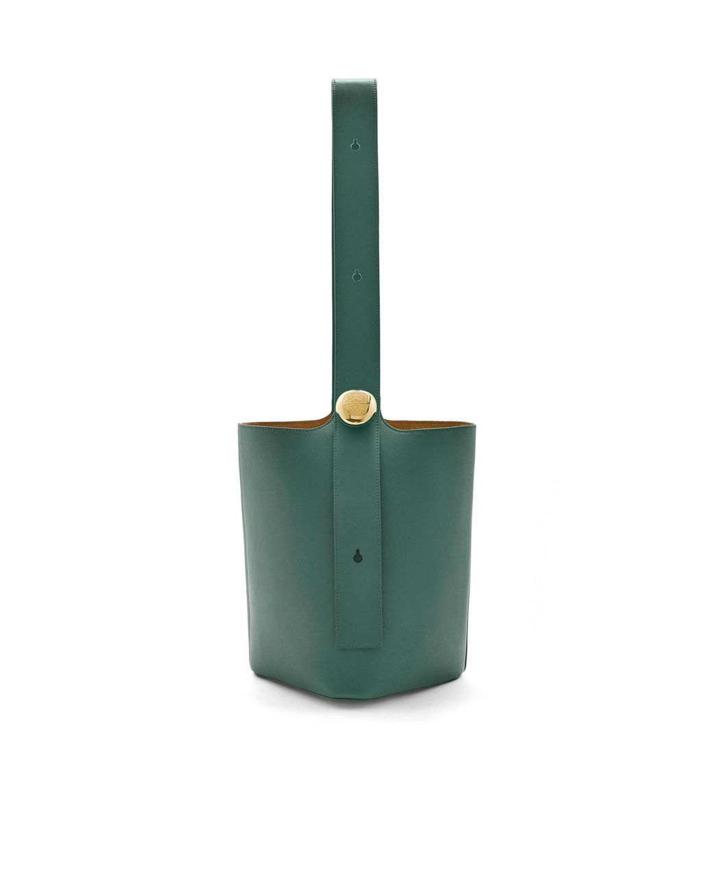 Loewe Green Pebble Mini Bucket Bag