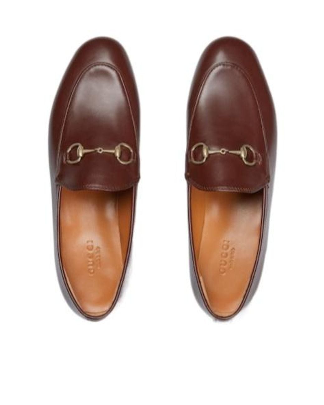 Gucci Brown Jordaan Horsebit Loafers