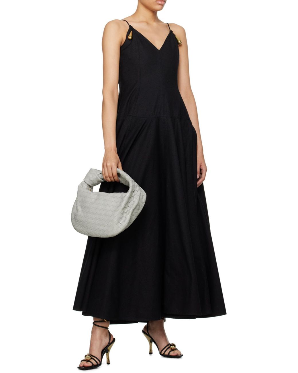 Bottega Veneta Gray Teen Jodie Tote Bag