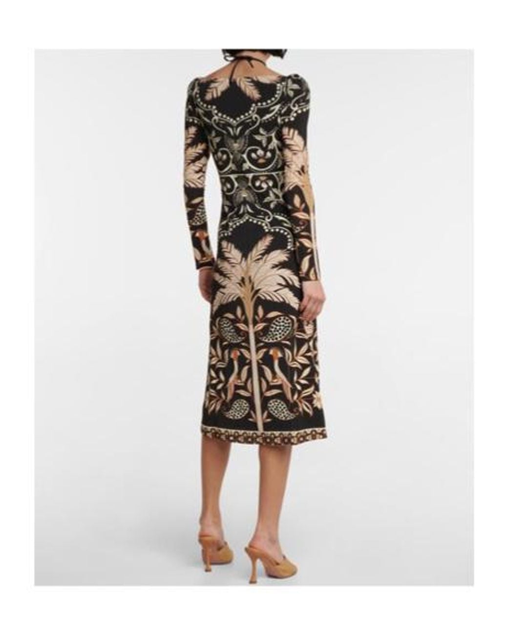 Johanna Ortiz Natural Fables Of The Night Midi Dress